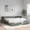 Image de vidaXL Lit de jour avec gigogne et tiroirs sans matelas 90x200 cm