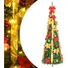 Image de vidaXL Sapin de Noël articulé 150 LED - Vert 150 cm