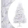 Image de vidaXL Sapin de Noël charnières blanc 300 cm