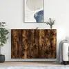 Image de vidaXL Armoires murales 2 pcs - Chêne fumé