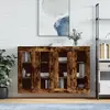 Image de vidaXL Armoires murales 2 pcs - Chêne Fumé
