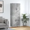 Image de VIDAXL Buffet haut 3198093 Gris Béton
