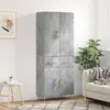Image de vidaXL Buffet haut Gris Béton