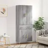 Image de vidaXL Buffet haut - Sonoma gris