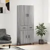 Image de vidaXL Buffet Haut Sonoma Gris