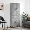 Image de VIDAXL Buffet haut - Gris béton