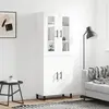Image de vidaXL Buffet haut - Blanc