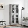 Image de vidaXL Buffet haut gris béton