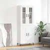 Image de vidaXL Buffet haut Blanc