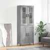 Image de VIDAXL Buffet Haut Gris Béton