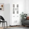 Image de vidaXL Buffet haut - Blanc
