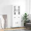 Image de Buffet VidaXL Blanc - 69,5x34x180 cm