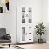 Image de vidaXL Buffet haut - Blanc