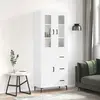 Image de vidaXL Buffet Haut Blanc
