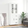 Image de VIDAXL Buffet haut - Blanc