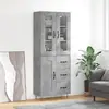 Image de VIDAXL Buffet haut Gris béton