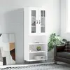Image de vidaXL Buffet haut Blanc