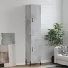 Image de vidaXL Buffet haut - Gris béton