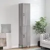 Image de vidaXL Buffet haut Sonoma gris - 34.5x34x180 cm