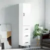 Image de VIDAXL Buffet haut 180 cm Blanc