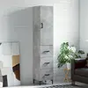 Image de vidaXL Buffet Haut Gris Béton