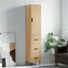 Image de vidaXL Buffet haut - Chêne sonoma 34,5x34x180 cm