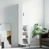 Image de vidaXL Buffet Haut Blanc