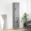 Image de vidaXL Buffet haut Sonoma gris 34,5x34x180 cm