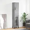 Image de vidaXL Buffet haut - Gris béton