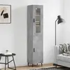 Image de vidaXL Buffet haut Gris béton