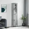 Image de VidaXL Buffet Haut - Gris Béton