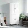 Image de vidaXL Blanc - Buffet Haut