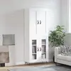 Image de VIDAXL Buffet haut - Blanc