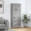 Image de vidaXL Buffet haut sonoma gris