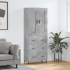 Image de VidaXL Buffet haut gris béton