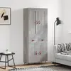 Image de VidaXL Buffet Haut Gris Sonoma