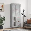 Image de vidaXL Buffet Haut - Gris Béton