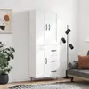 Image de vidaXL Buffet haut - Blanc