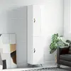 Image de VIDAXL Buffet Haut Blanc Brillant