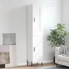 Image de vidaXL Buffet haut - Blanc 34,5x34x180 cm