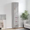 Image de vidaXL Buffet haut Sonoma gris