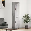 Image de vidaXL Buffet haut - Sonoma gris
