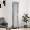 Image de vidaXL Buffet haut gris béton