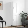 Image de vidaXL Buffet Haut - Blanc