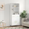 Image de VIDAXL Buffet haut - Blanc