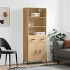 Image de vidaXL Buffet haut Chêne sonoma 69,5x34x180 cm