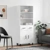 Image de VIDAXL Buffet haut Blanc