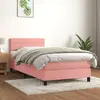 Image de VIDAXL Sommier - Rose Velours