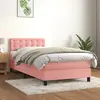 Image de VIDAXL - Sommier 90x190 cm - Rose