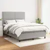 Image de VIDAXL Sommier à lattes de lit gris clair 140x190 cm